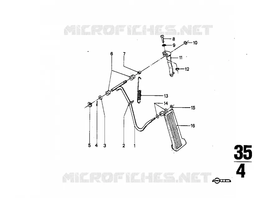 Commande daccélérateur BMW BMW CLASSIC 2500-3.3Li 1973 3.3L A 3.3L