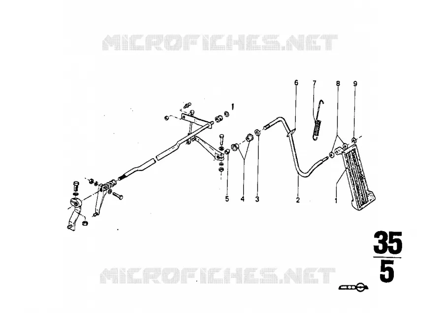 Commande daccélérateur BMW BMW CLASSIC 2500-3.3Li 1973 3.3L A 3.3L