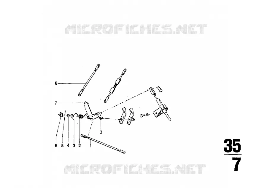 Commande daccélérateur BMW BMW CLASSIC 2500-3.3Li 1973 3.3L A 3.3L