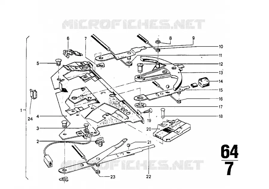 Commande de chauffage BMW BMW CLASSIC 2500-3.3Li 1975 3.3Li A 3.3Li