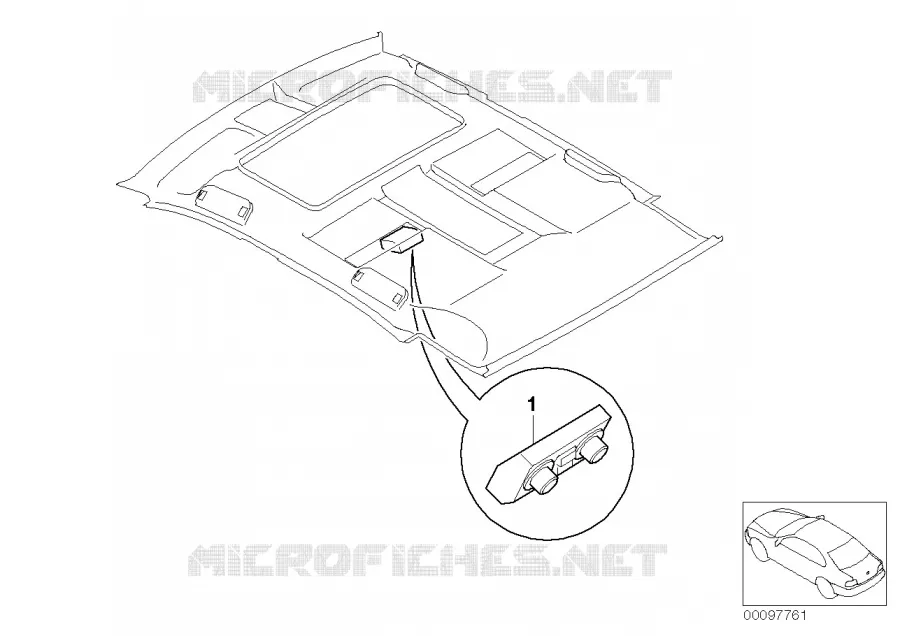 Commande de chauffage/climatisation ar BMW BMW Série 7 2003 745LiS A 745LiS