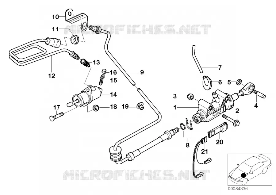 Commande dembrayage BMW BMW X5 2000 X5 3.0d N X5 3.0d