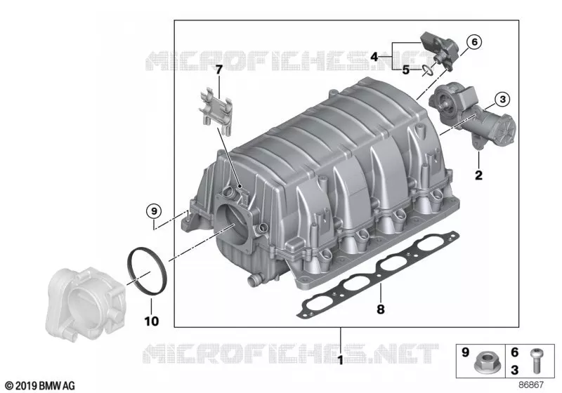 Dispositif dadmission BMW BMW Série 7 2000 735Li A 735Li