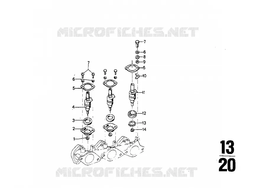 Dispositif dinjection/soupape dinject. BMW BMW CLASSIC 2500-3.3Li 1971 3.0Si M 3.0Si