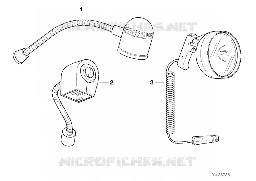 Halogen Map Light BMW BMW Z4 2002 Z4 3.0i N Z4 3.0i