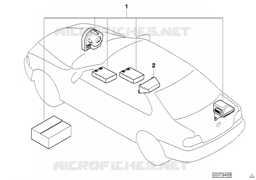 Kit 2ème monte pour système dalarme BMW BMW Série 3 2004 320Cd N 320Cd