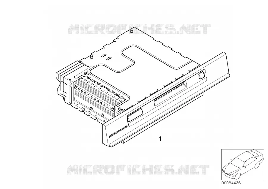 Kit transformat. radio Business MD BMW BMW X5 2000 X5 3.0d N X5 3.0d