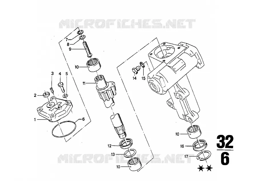 Mécanisme de direction hydraulique BMW BMW CLASSIC 2500-3.3Li 1968 2500 M 2500