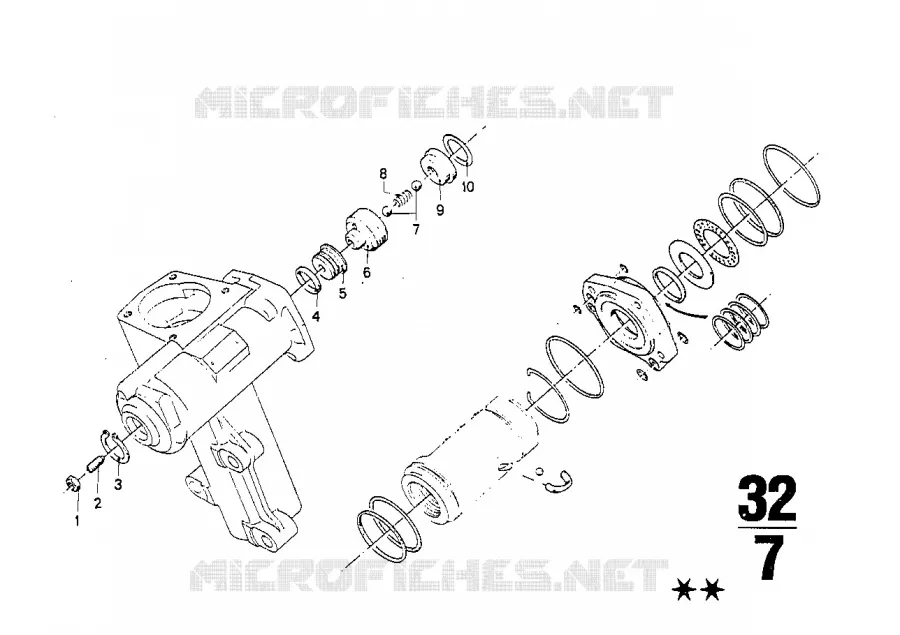 Mécanisme de direction hydraulique BMW BMW CLASSIC 2500-3.3Li 1971 2500 M 2500
