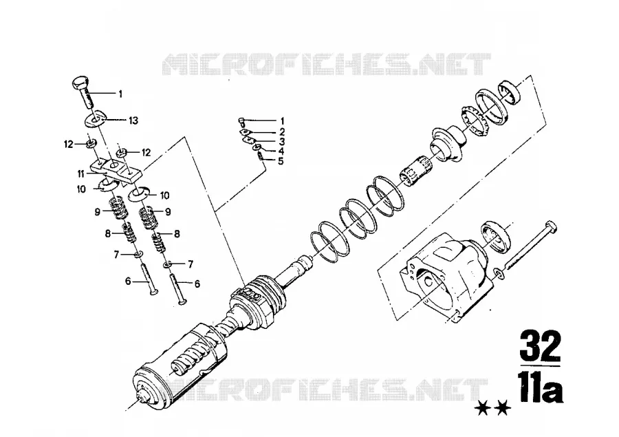 Mécanisme de direction hydraulique BMW BMW CLASSIC 2500-3.3Li 1973 3.0S A 3.0S