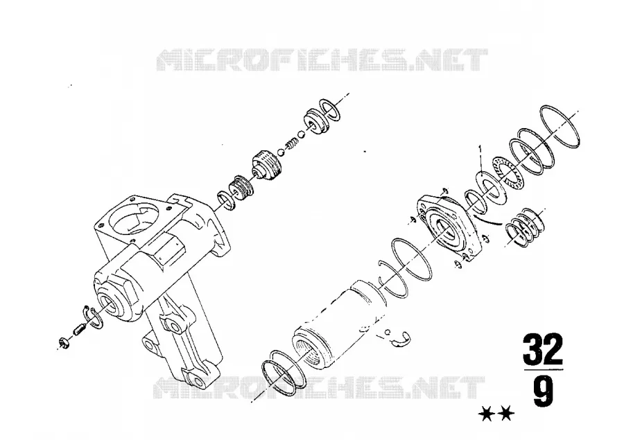 Mécanisme de direction hydraulique BMW BMW CLASSIC 2500-3.3Li 1973 3.0S M 3.0S