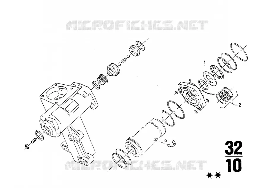 Mécanisme de direction hydraulique BMW BMW CLASSIC 2500-3.3Li 1973 3.0S M 3.0S