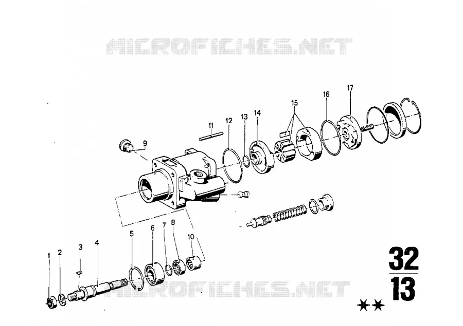 Mécanisme de direction hydraulique BMW BMW CLASSIC 2500-3.3Li 1974 3.0L A 3.0L
