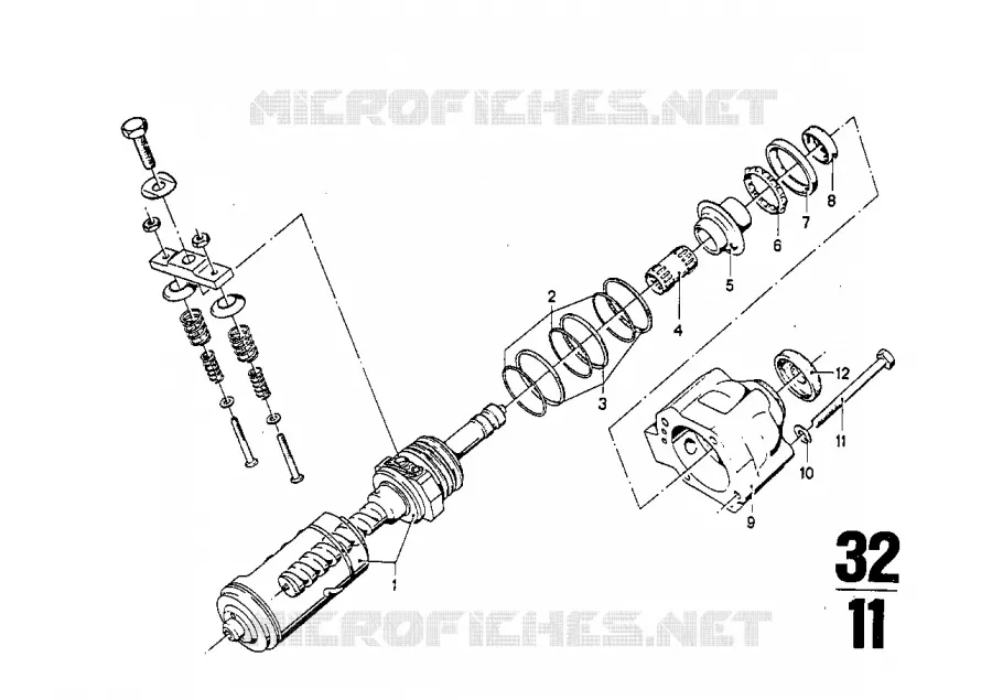 Mécanisme de direction hydraulique BMW BMW CLASSIC 2500-3.3Li 1975 3.0L A 3.0L