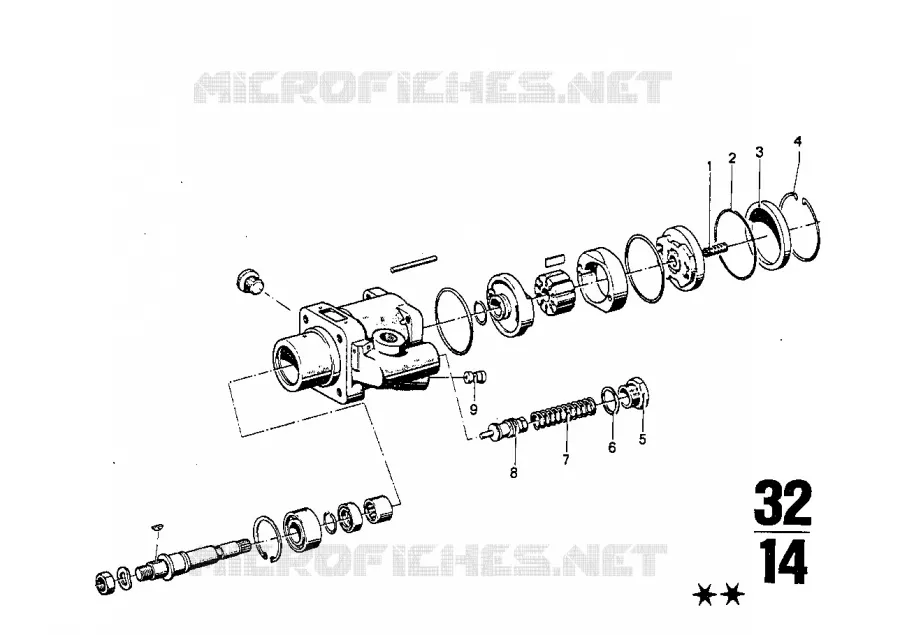 Mécanisme de direction hydraulique BMW BMW CLASSIC 2500-3.3Li 1975 3.0L A 3.0L