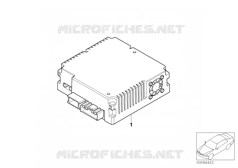 Module vidéo BMW BMW Série 7 2000 745i A 745i