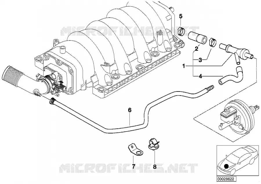 Moteur à commande par dépression BMW BMW Série 7 1994 735i M 735i