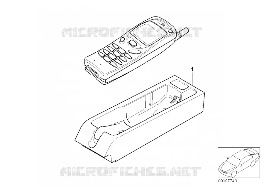 Pieces de console centrale - Nokia 3110 BMW BMW Série 3 2001 320d N 320d