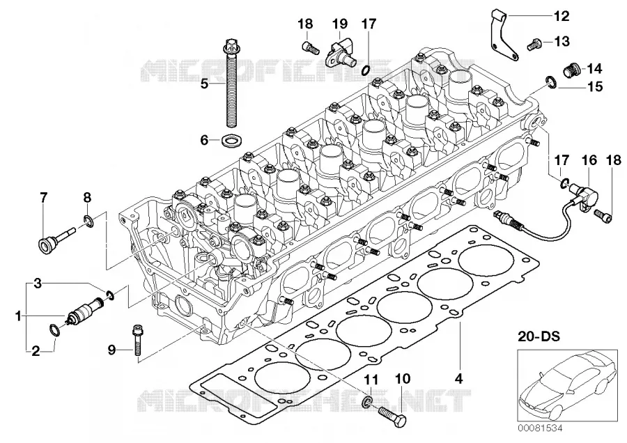 Pièces de culasse BMW BMW Z4 2004 Z4 M3.2 N Z4 M3.2