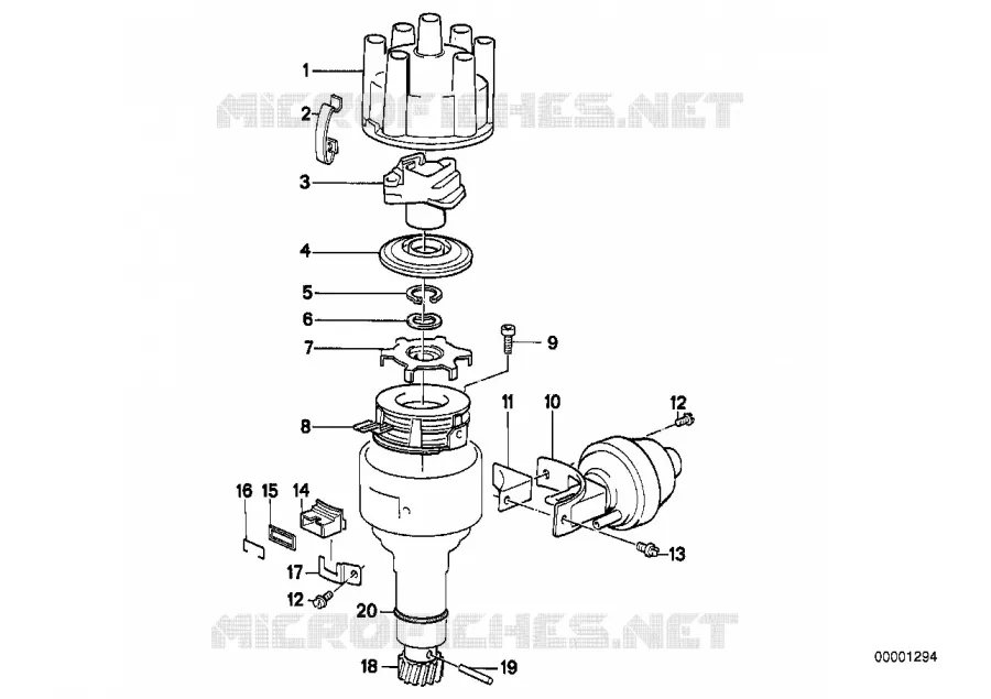 Pieces de distributeur BMW BMW Série 6 1982 628CSi M 628CSi