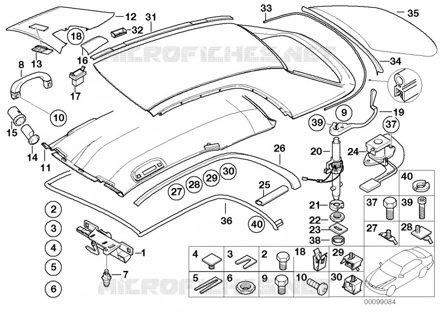 Pieces de hardtop BMW BMW Série 3 2000 M3 N M3