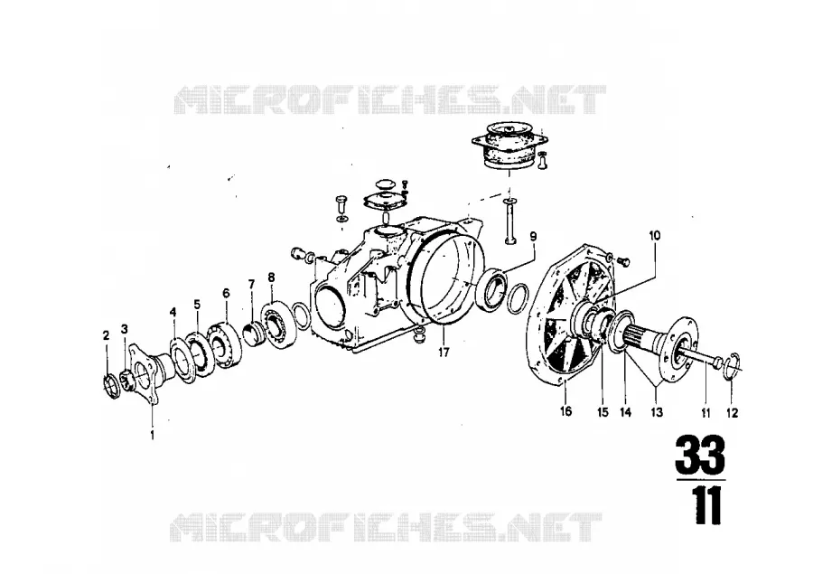 Pièces pour pont arrière BMW BMW CLASSIC 2500-3.3Li 1973 2500 A 2500