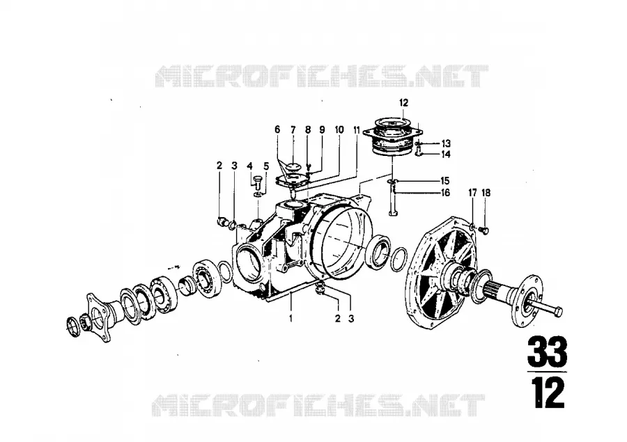 Pièces pour pont arrière BMW BMW CLASSIC 2500-3.3Li 1973 2500 A 2500