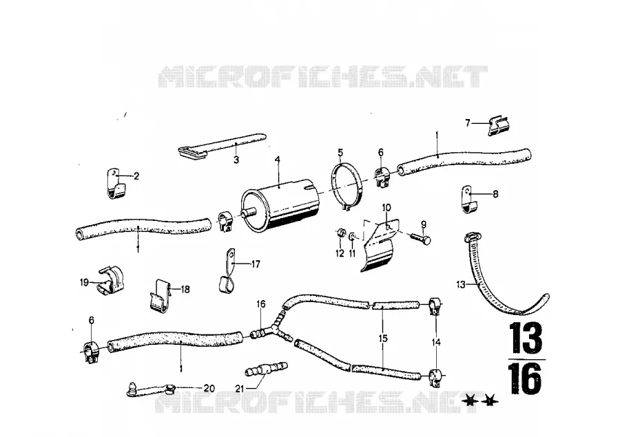 Pompe a carburant BMW BMW CLASSIC 2500-3.3Li 1971 3.0Si M 3.0Si