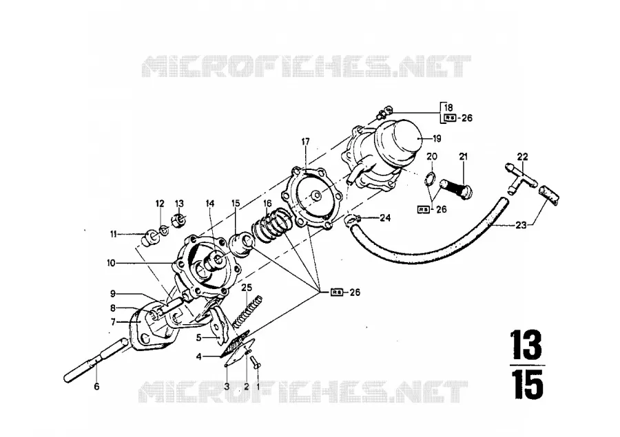 Pompe a carburant BMW BMW CLASSIC 2500-3.3Li 1973 2800 A 2800