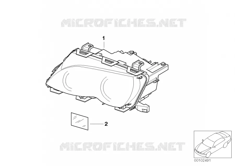 Projecteur BMW BMW Série 3 2001 330d N 330d