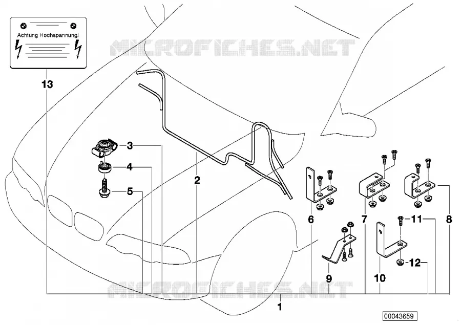 Protection contre les martres BMW BMW Série 3 2000 320d N 320d