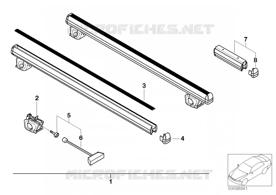 Rails/Traverse BMW BMW Série 3 1995 325tds M 325tds