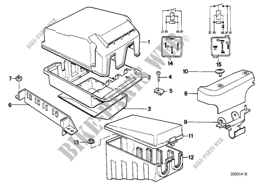 Relais moteur/boitier appareil de cde pour BMW 735iL