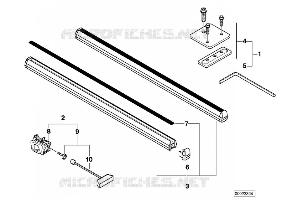 Remorque module transport BMW BMW Série 3 2001 330d N 330d