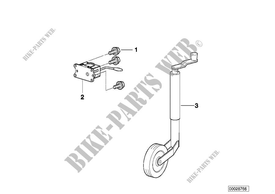 Remorque: pièces détachées roue dappui pour BMW 520i