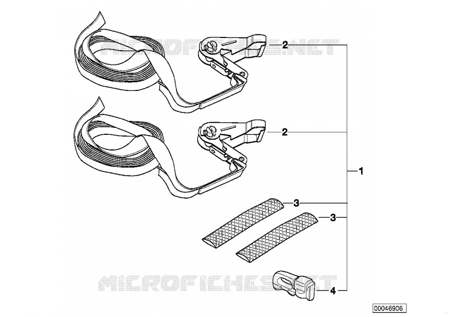 Remorque système darrimage BMW BMW Série 5 2000 525d A 525d