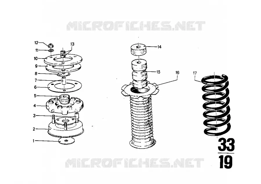 Suspension essieu arrière BMW BMW CLASSIC 2500-3.3Li 1971 3.0S M 3.0S