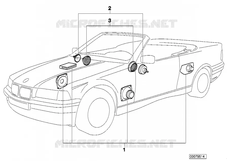 Système Sound Modul BMW BMW Série 3 1994 M3 M M3