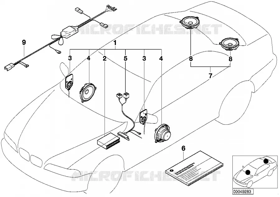 Système Sound Modul BMW BMW Série 3 2001 318Ci N 318Ci