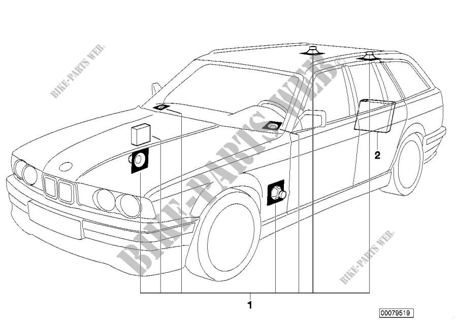 Système Sound Modul pour BMW 520i