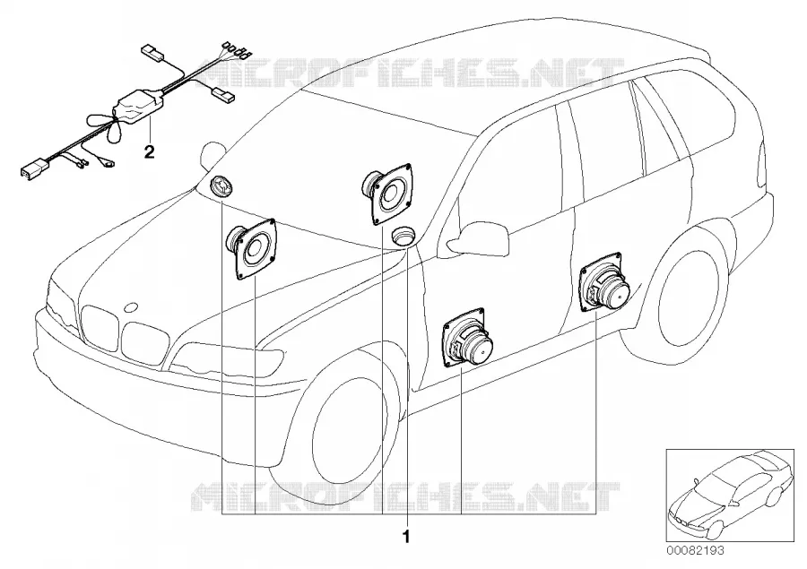 Système Sound Modul BMW BMW X5 2000 X5 3.0d N X5 3.0d