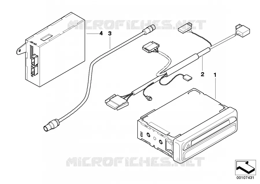 Transformat.navigation MK-1 en MK-3 BMW BMW Série 5 1997 528i M 528i