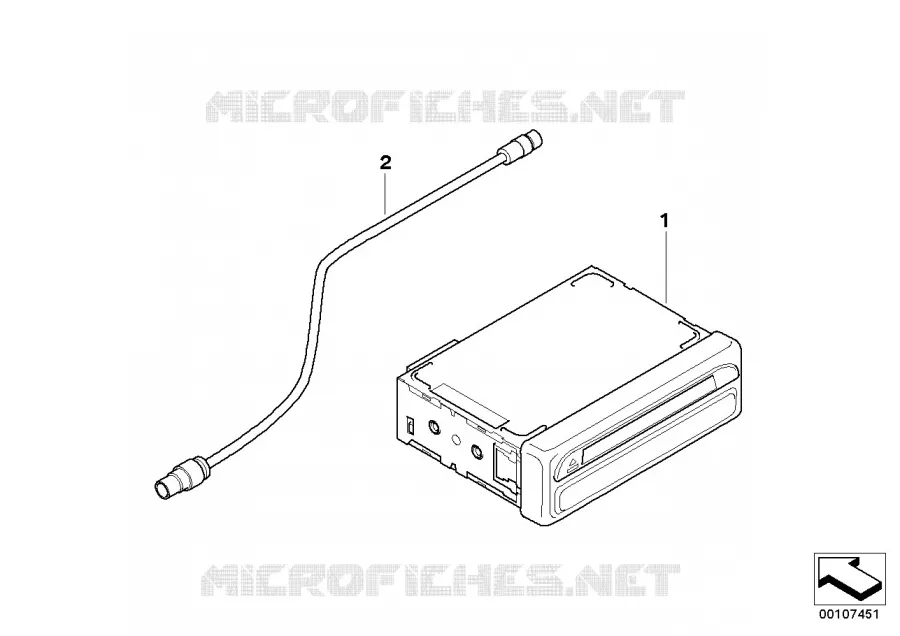 Transformat.navigation MK-2 en MK-3 BMW BMW Série 5 1996 528i A 528i