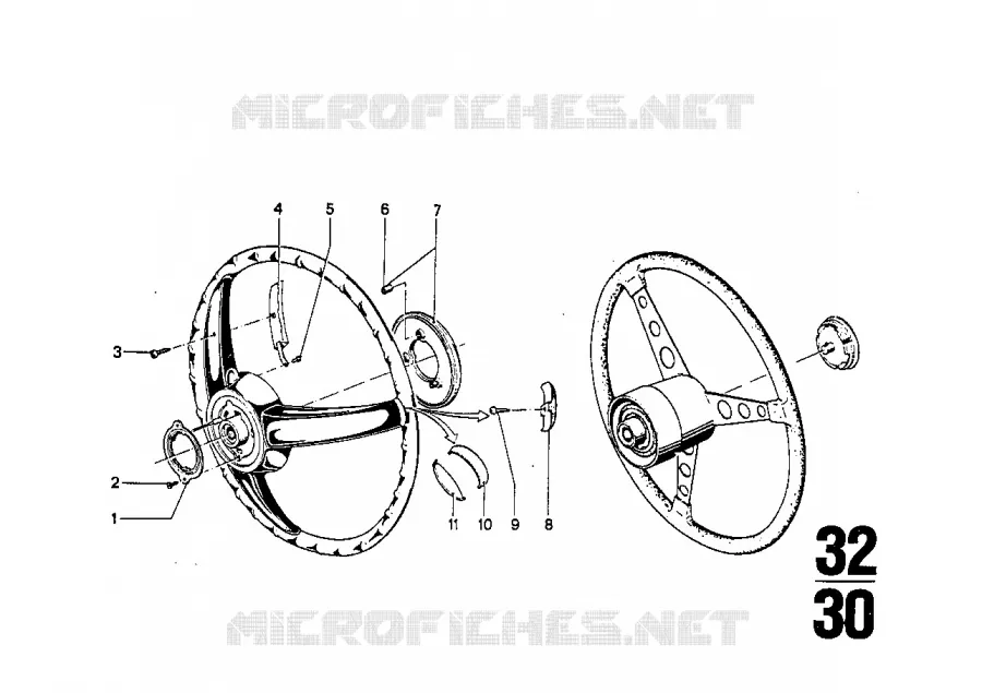 Volant de direction BMW BMW CLASSIC 2500-3.3Li 1973 2800 M 2800