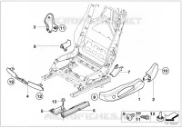 Caches de siege avant pour BMW 650i