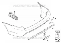 Habillage M arrière pour BMW 520d