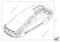 Necessaire kit aerodynamique M pour BMW 525i