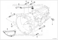 Pieces de fixation de boite de vitesses pour BMW Z4 2.0i