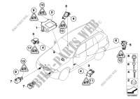 Pièces électriques dairbag pour BMW X5 3.0d