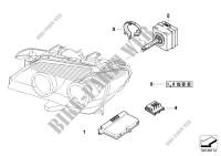 Pieces electroniques de projecteur xenon pour BMW 730i